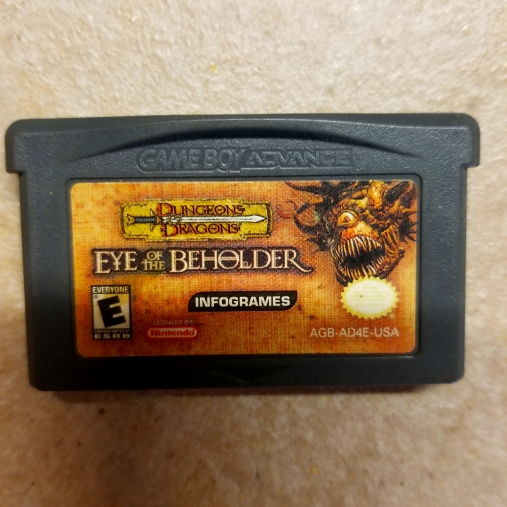Eye of the Beholder for Gameboy Advance